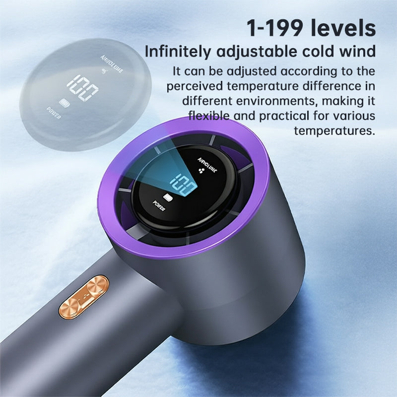 6-Fan High-Speed Handheld Portable Fan – 199-Speed Personal Cooler