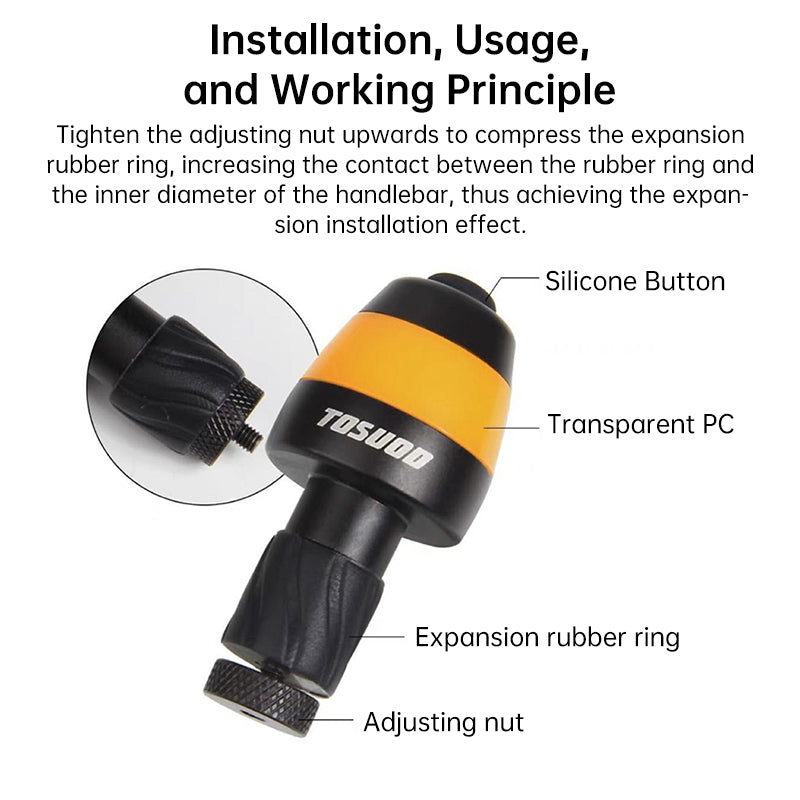LED Bike Turn Signal Lights – Bright Handlebar End Indicators