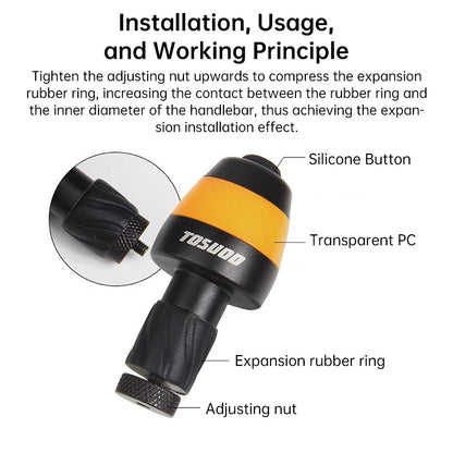 LED Bike Turn Signal Lights – Bright Handlebar End Indicators