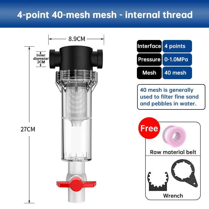 Aquarium Fish Waste Separator & High-Flow Pre-Filter