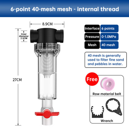 Aquarium Fish Waste Separator & High-Flow Pre-Filter