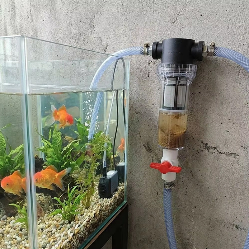Aquarium Fish Waste Separator & High-Flow Pre-Filter