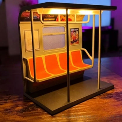Retro Subway Train Lamp – Vintage LED Table Light