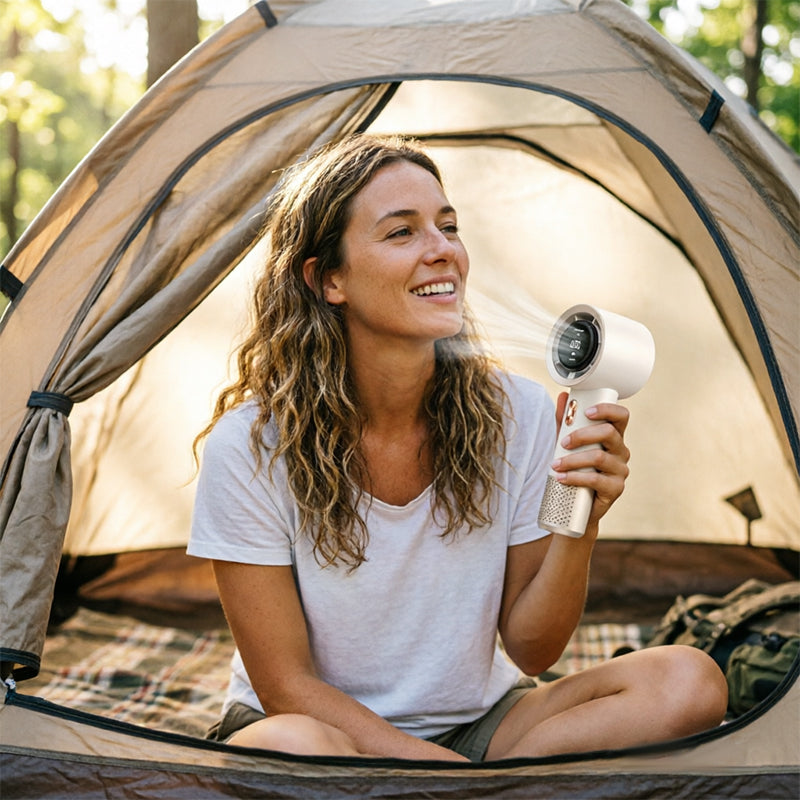 6-Fan High-Speed Handheld Portable Fan – 199-Speed Personal Cooler