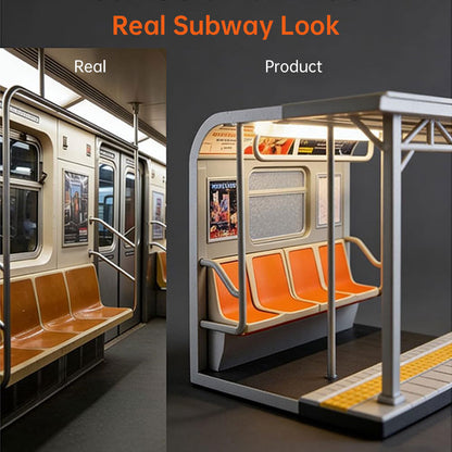 Retro Subway Train Lamp – Vintage LED Table Light