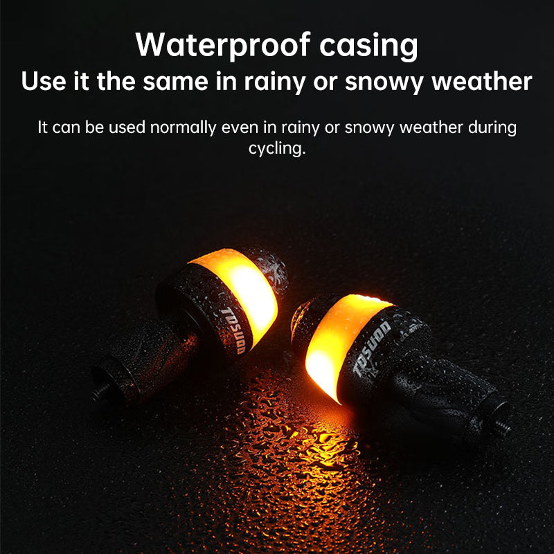 LED Bike Turn Signal Lights – Bright Handlebar End Indicators