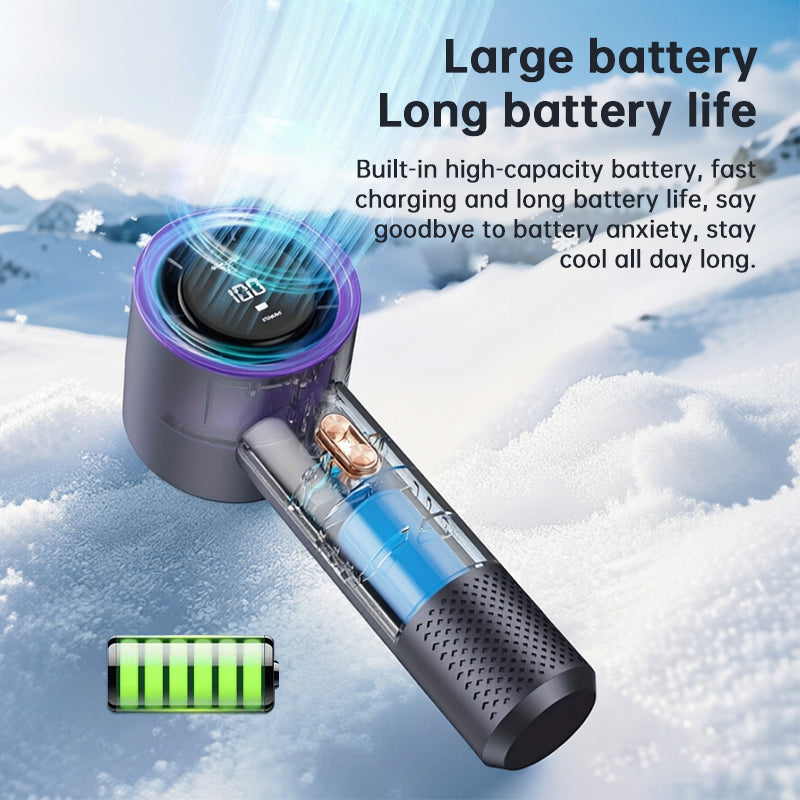 6-Fan High-Speed Handheld Portable Fan – 199-Speed Personal Cooler