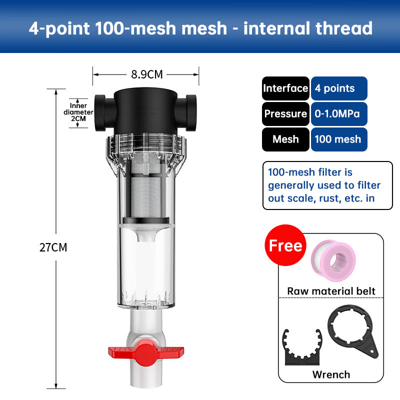 Aquarium Fish Waste Separator & High-Flow Pre-Filter