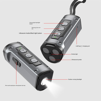 Three-Head Ultrasonic Dog Repellent & Anti-Barking Device