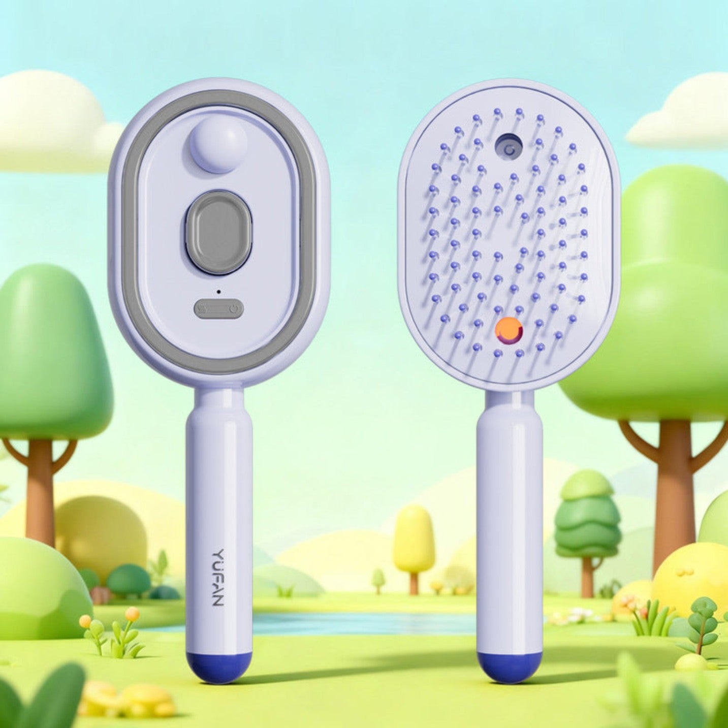Electric Steam Hair Brush – Ionic Hair Straightener & Anti-Frizz Styler