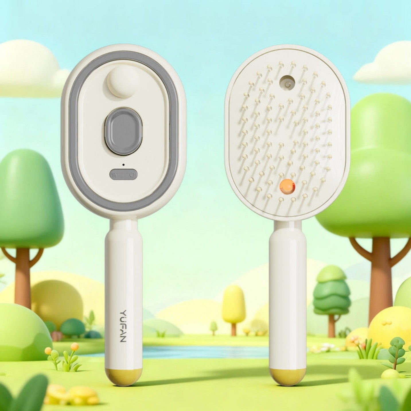 Electric Steam Hair Brush – Ionic Hair Straightener & Anti-Frizz Styler