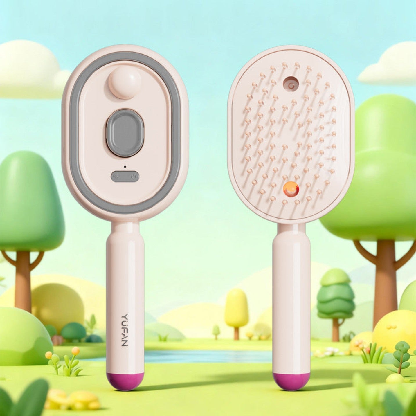 Electric Steam Hair Brush – Ionic Hair Straightener & Anti-Frizz Styler