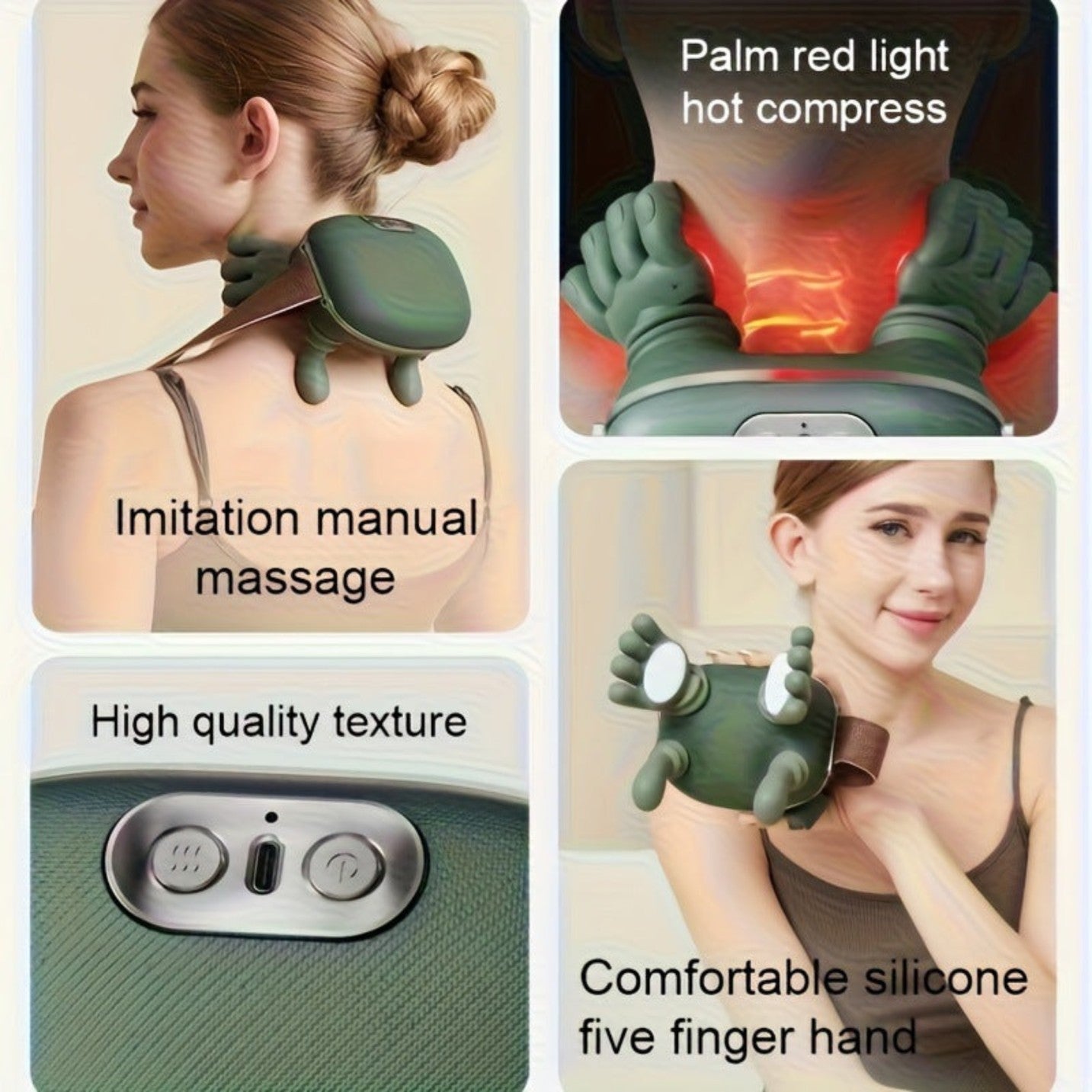 Neck & Shoulder Massager with Heat | Cervical & Trapezius Relief