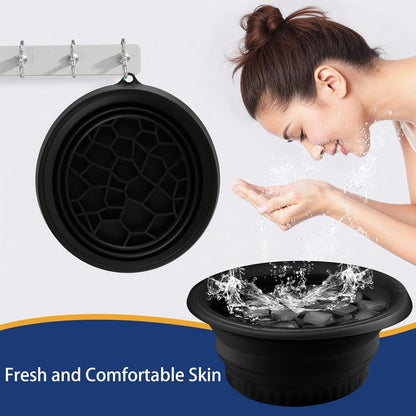 Silicone Ice Face Bowl – Facial Ice Bath Bowl for Puffiness, Pore Tightening & Glowing Skin