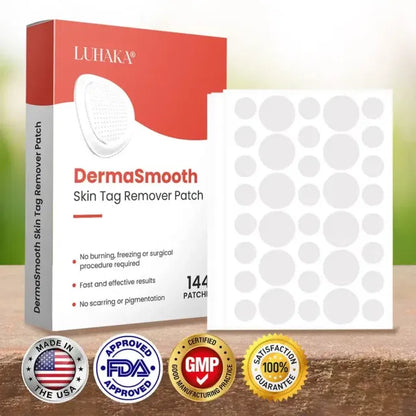 DermaSmooth Skin Tag Remover Patch – Skin Tag & Wart Removal Patches for Clearer Looking Skin