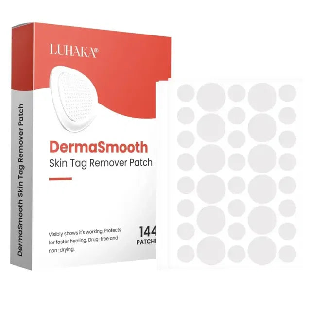 DermaSmooth Skin Tag Remover Patch – Skin Tag & Wart Removal Patches for Clearer Looking Skin